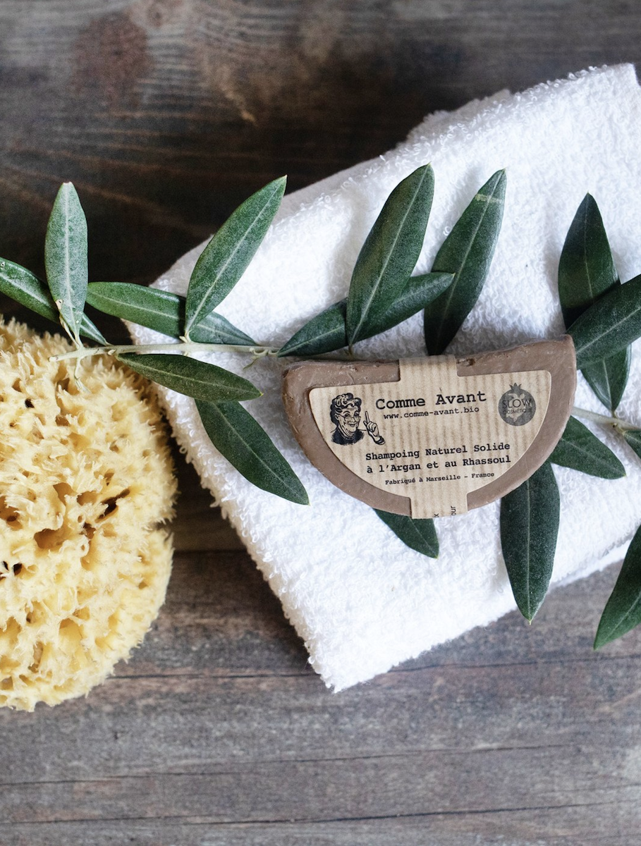 shampoing solide argan rhassoul cosmétique biologique naturel clemaroundthecorner