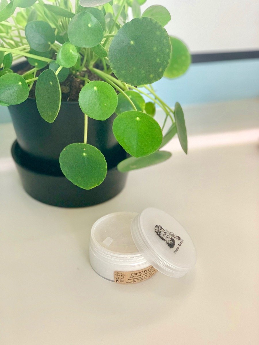dentifrice poudre bio produit cosmétiques piléa salle de bain - blog déco - clematc