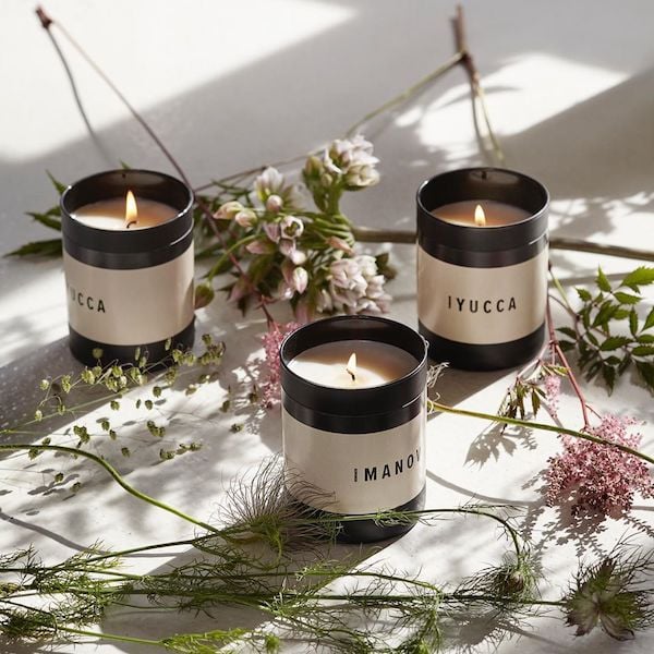 humdakin bougie fleurs séchées design danois salon maison et objet septembre 2019