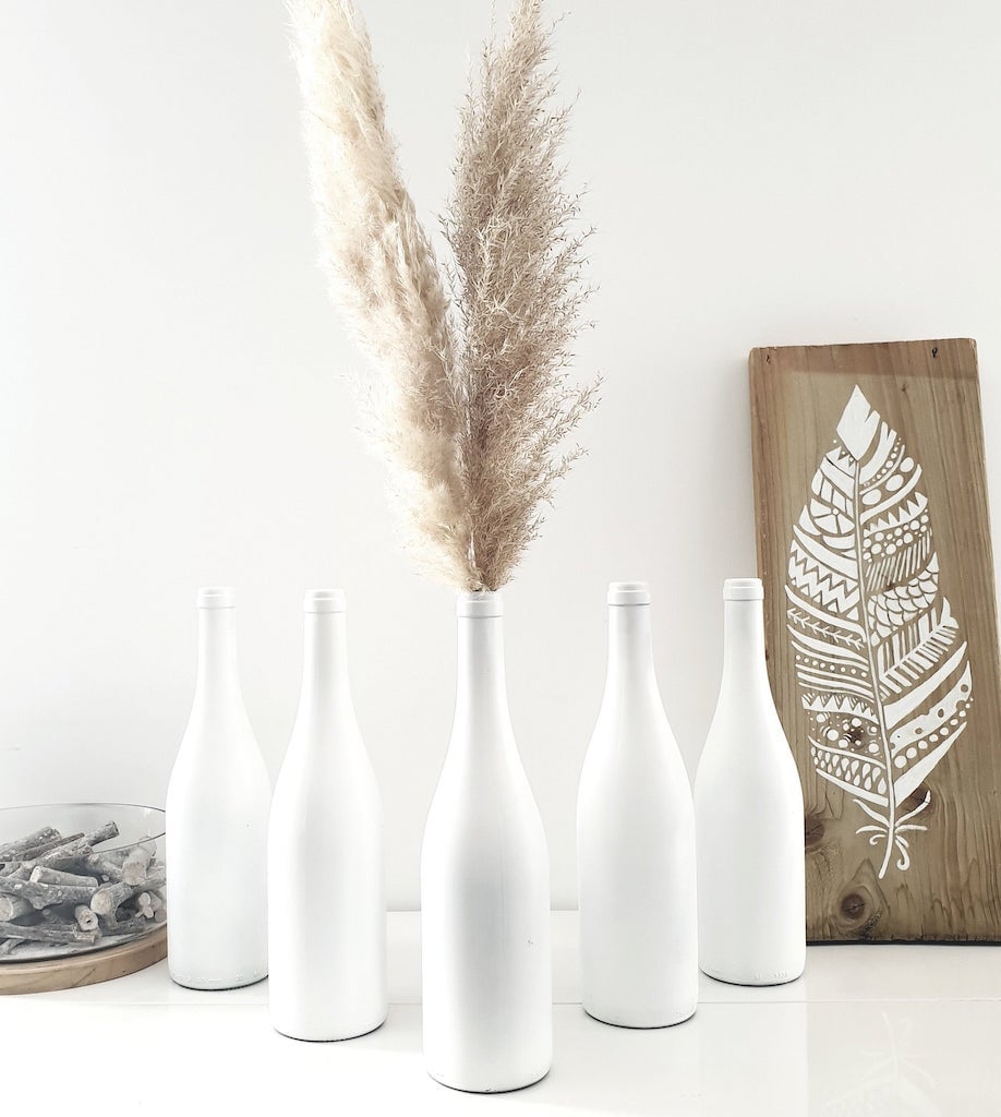 bouteille blanche déco maison personnalisable inspiration hygge