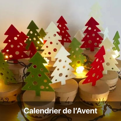 foret calendrier avent feutrine tutoriel - blog diy création déco - clem around the corner