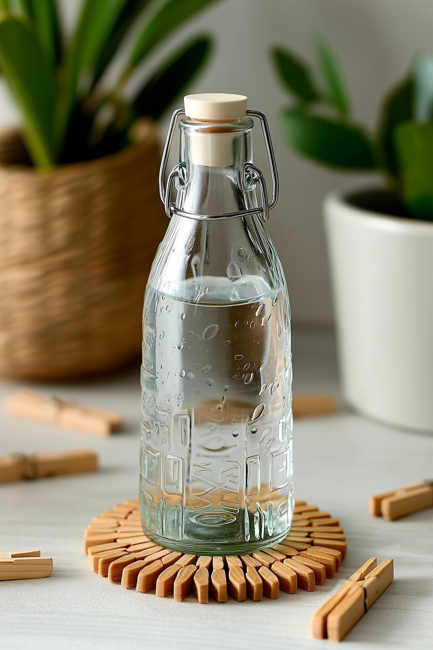 idée décoration naturelle ancienne pince à linge bois