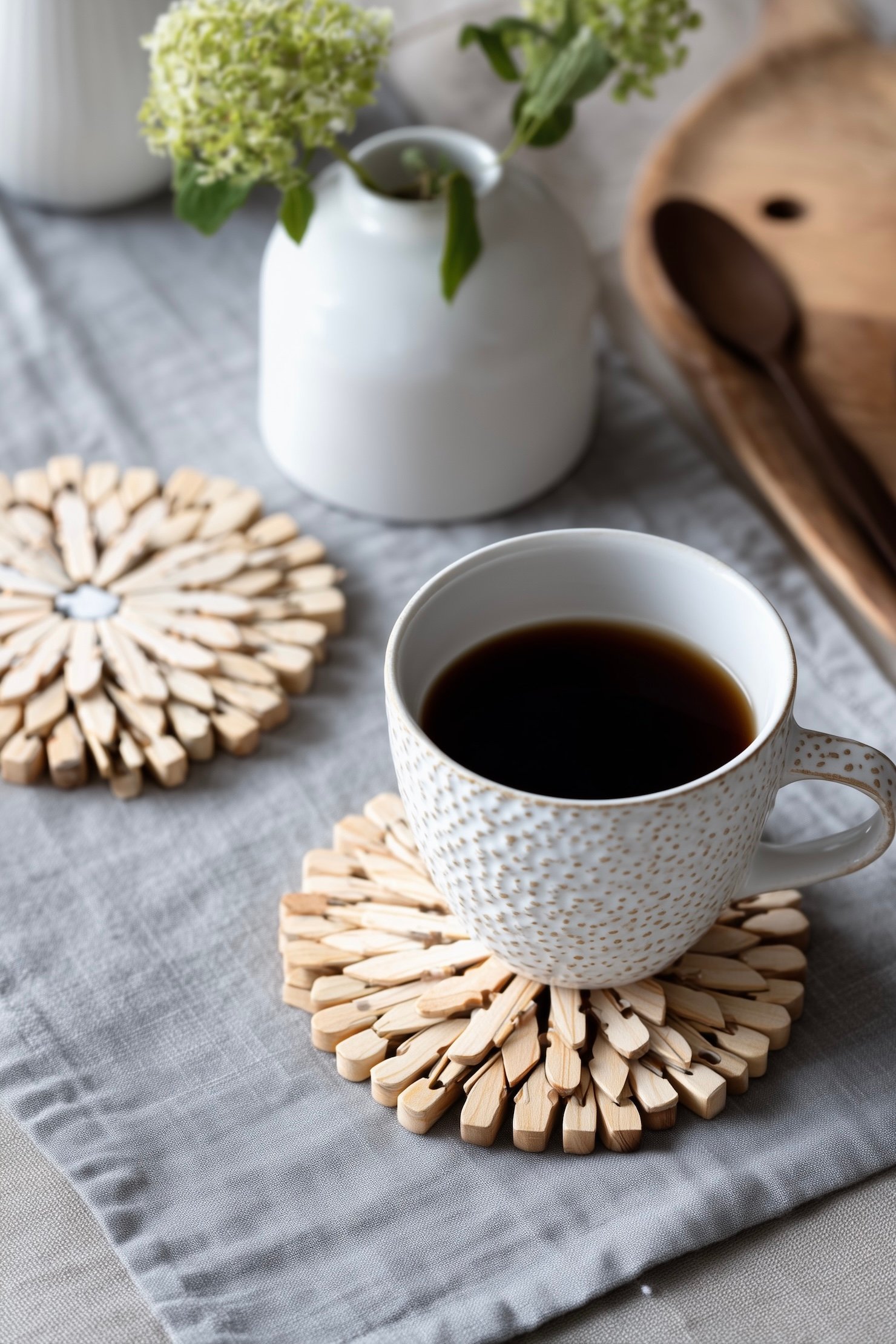 recycler vieille pince bois rétro décoration intérieure