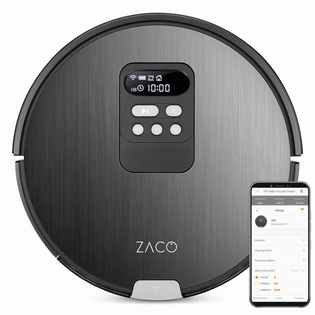 test avis comparatif robot aspirateur connecté V85 ZACO