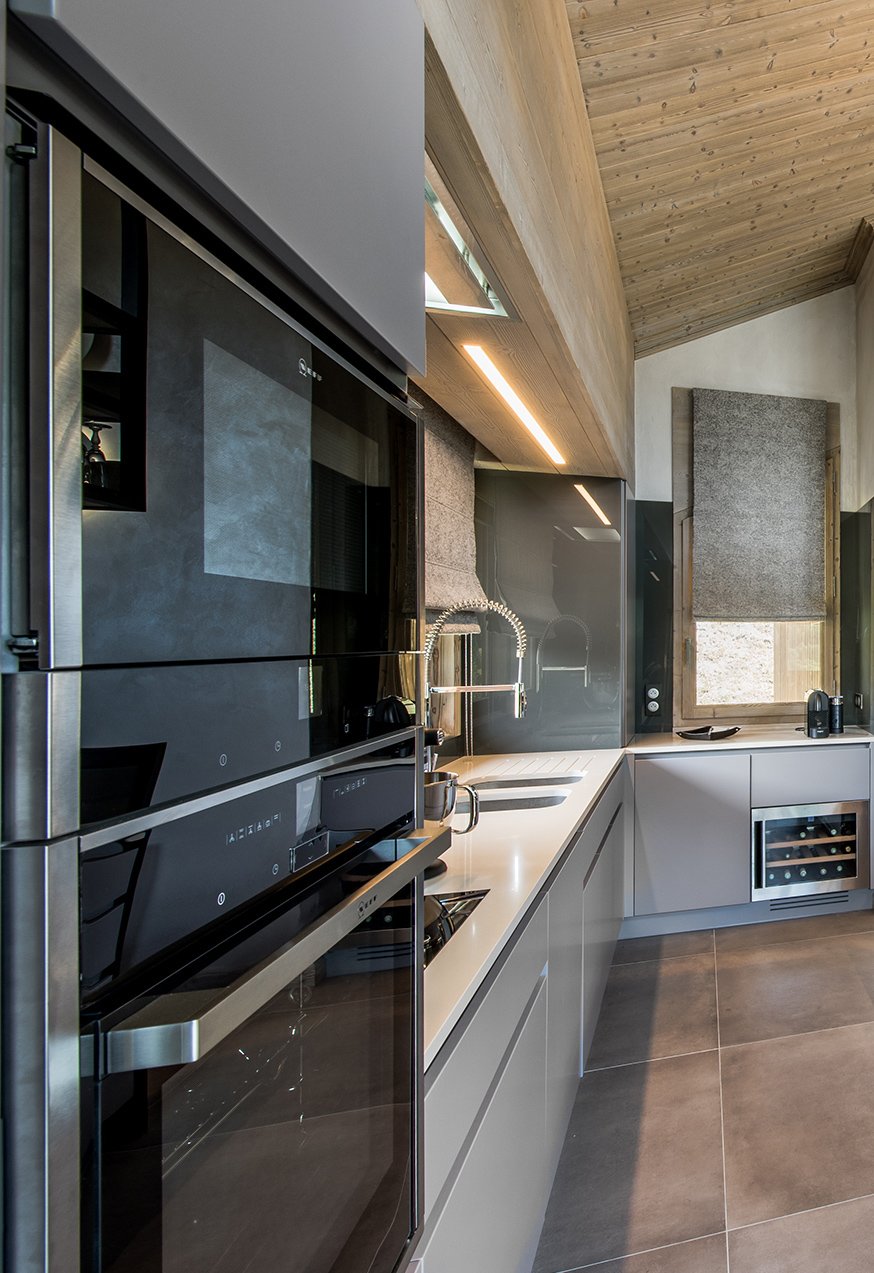 cuisine moderne style industriel gris blog déco
