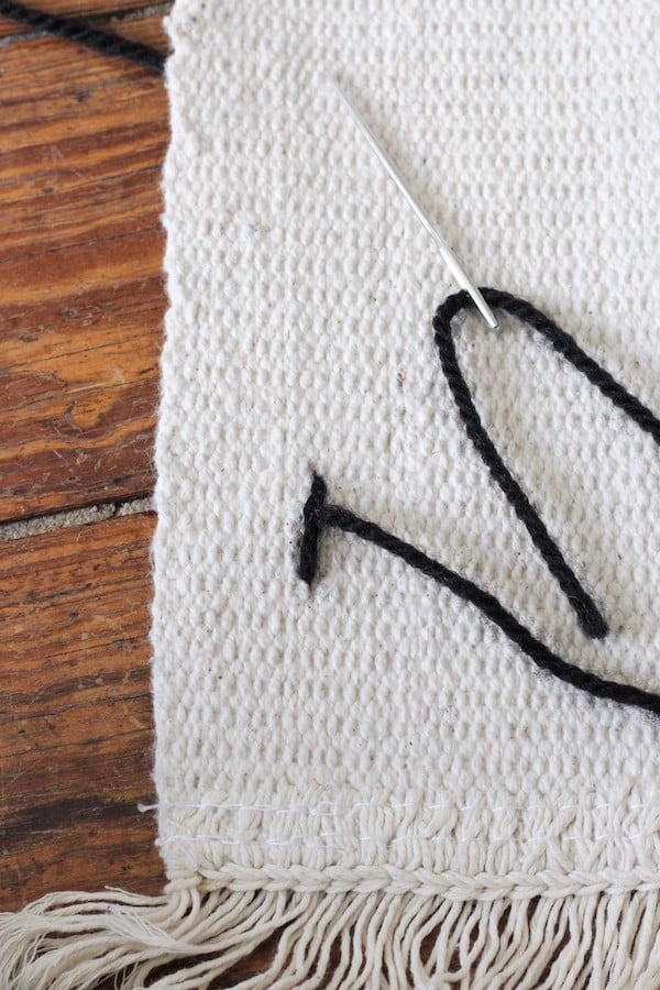 broder tapis bohème diy - blog décoration - clem around the corner