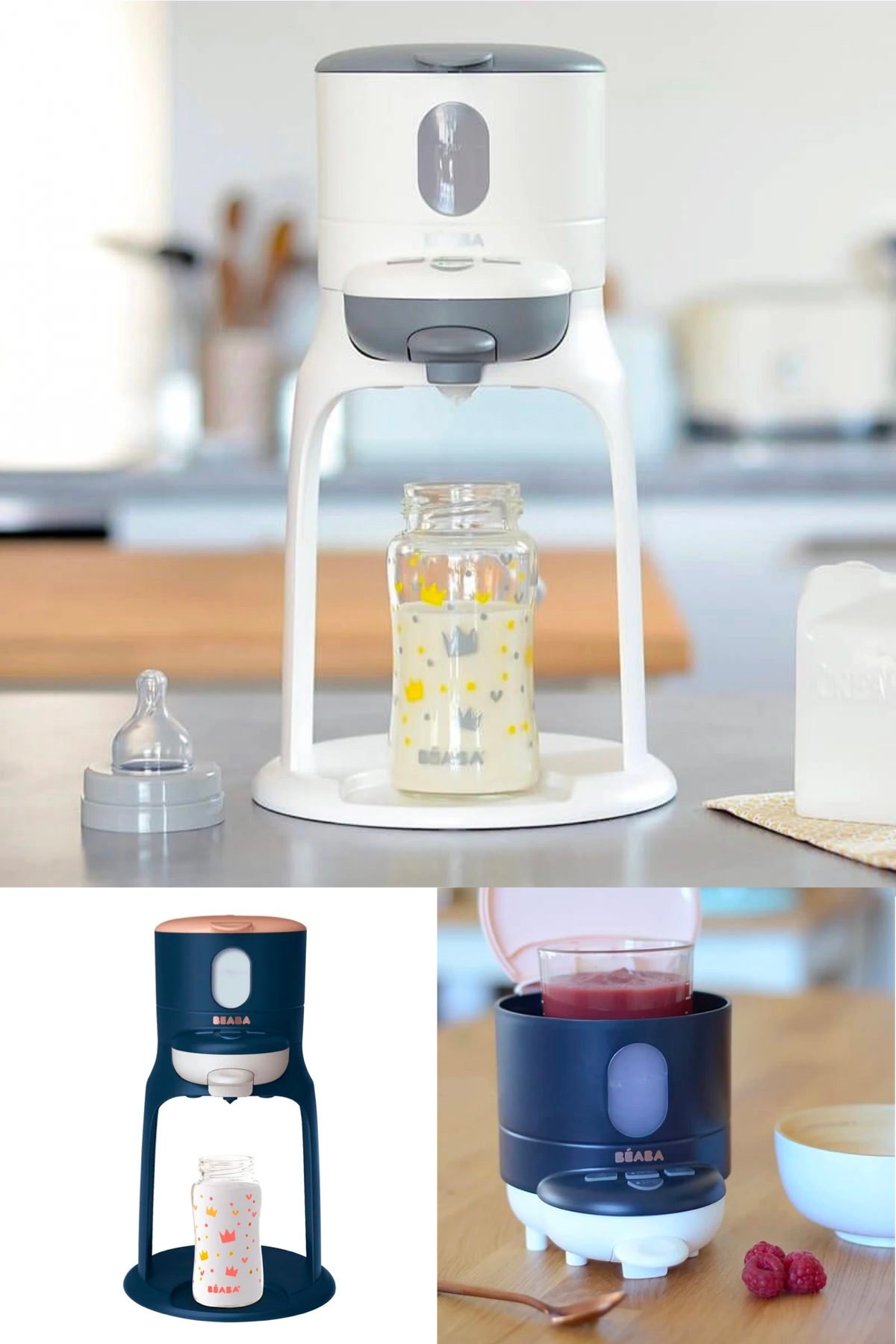 chauffe biberon express bain marie transport repas préparer l'arrivée de bébé beaba test