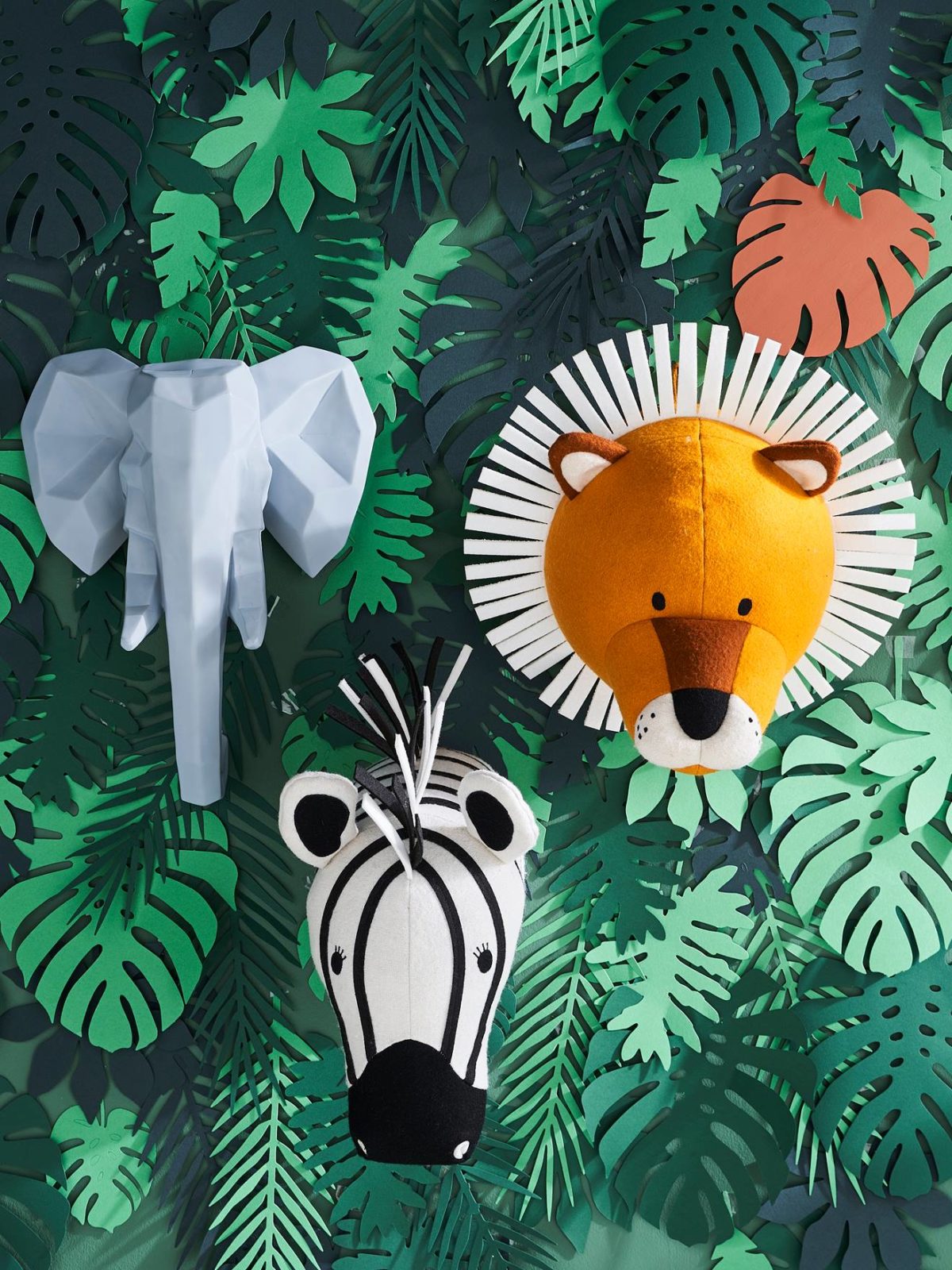 décoration jungle zèbre savane lion thème chambre enfant bébé mur - blog déco - clem around the corner