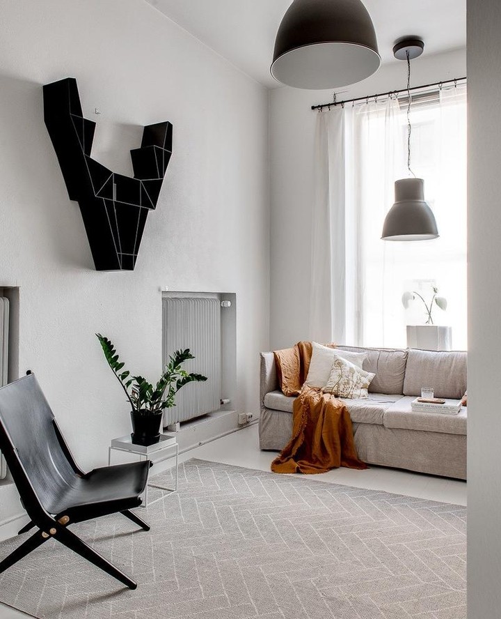 intérieur salon nordique couleur nuance creme blanc cassé beige hygge cosy