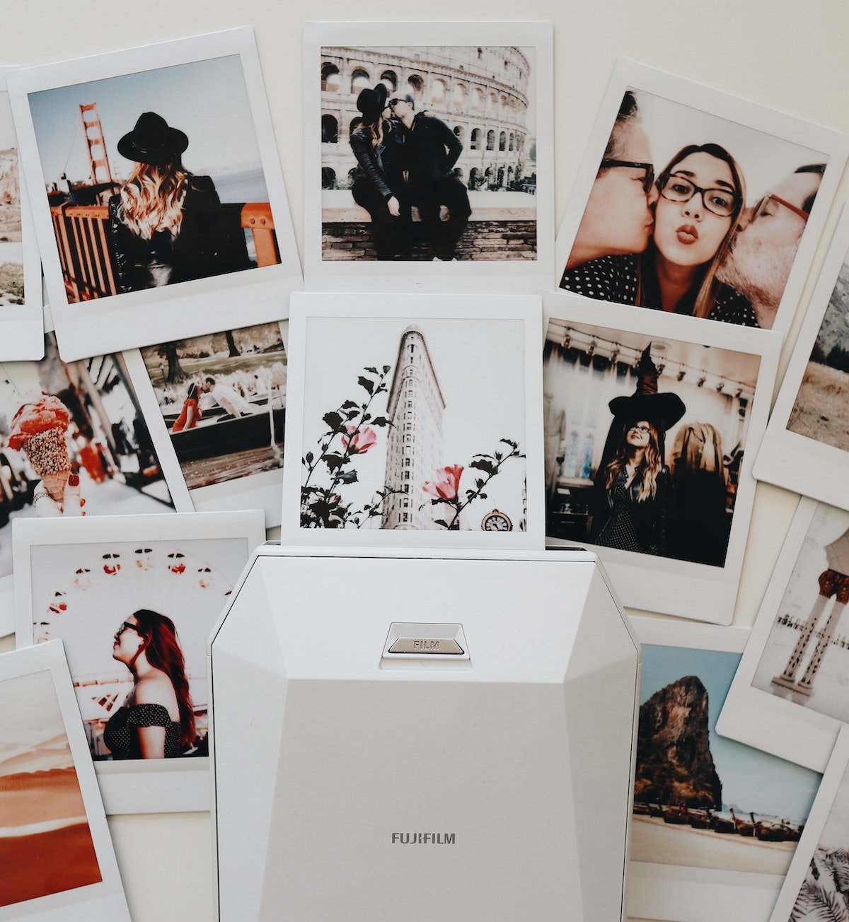 imprimante instantané photo polaroid déco intérieure