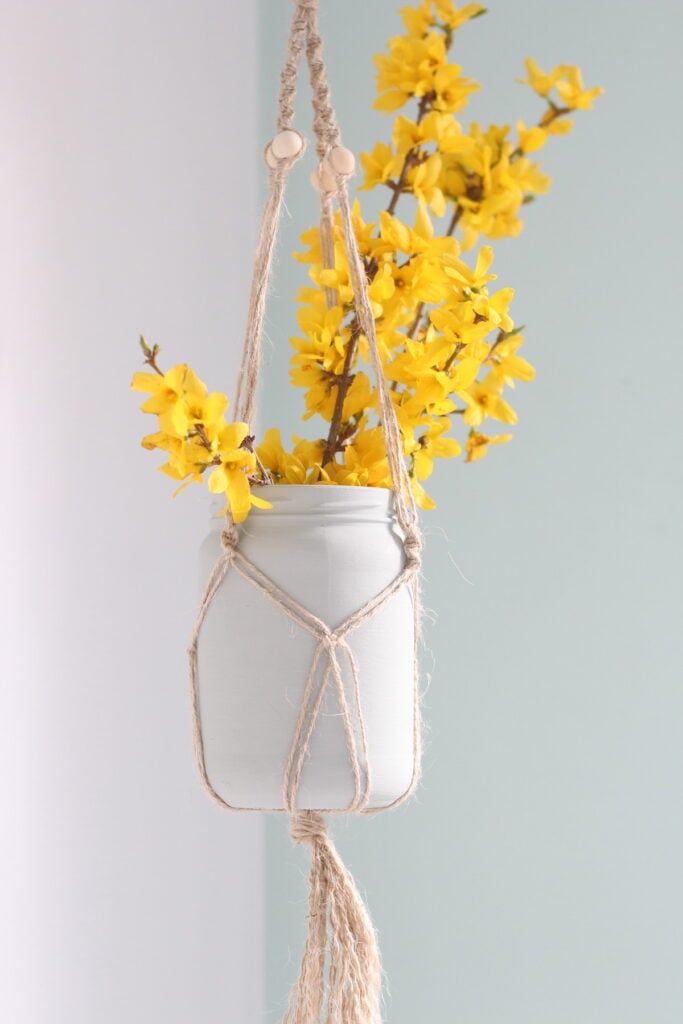 Comment fabriquer un support porte-plante macramé DIY - blog déco - clem around the corner