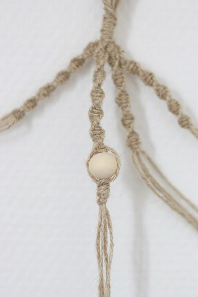 porte-plante macramé DIY bien nouer suspension macramé pour plante fleur vase boho chic