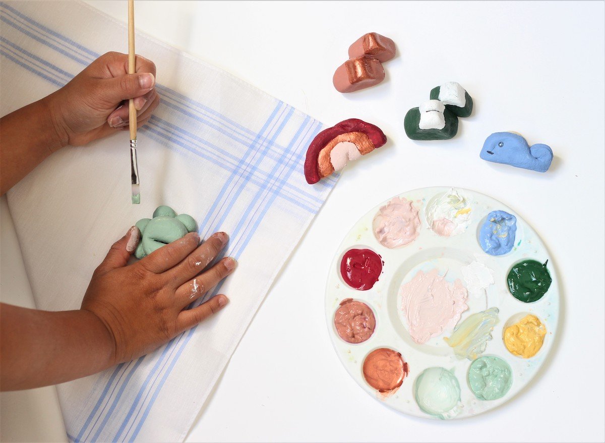 fabriquer soi-même objet pâte à sel activité bricolage anniversaire enfant