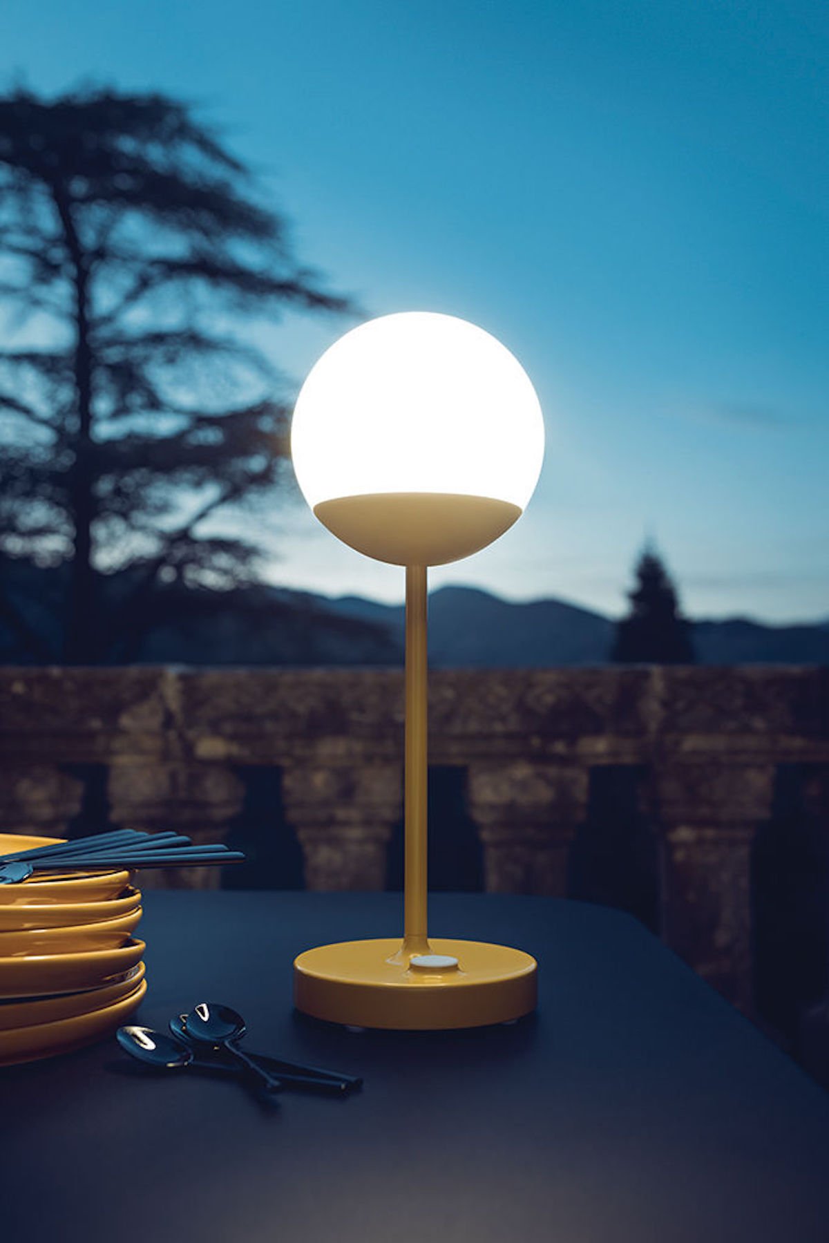 lampe sans fil mooon led miel balcon éclairage