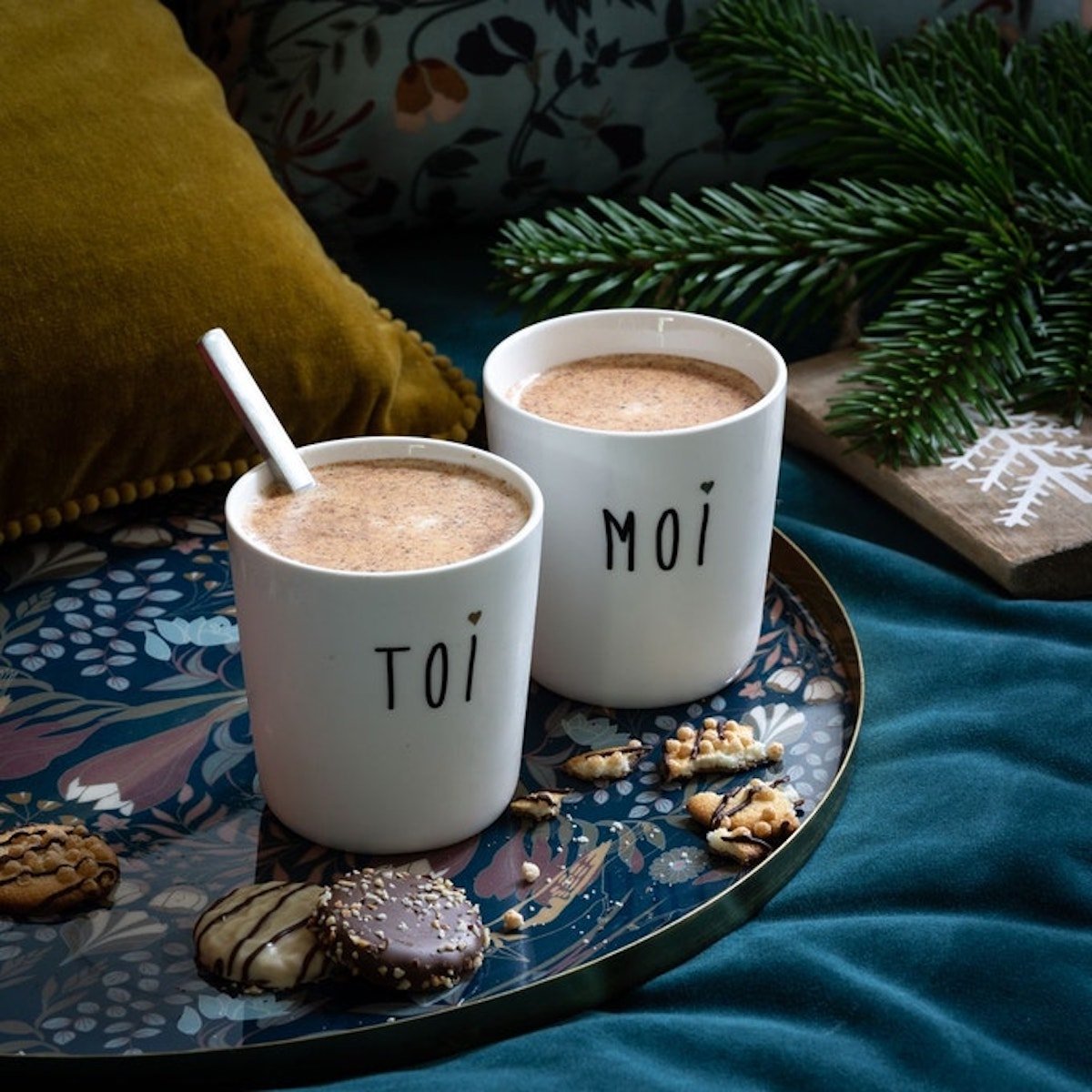 mug toi moi hiver cocooning plateau télé gouter chill - blog déco - clematc