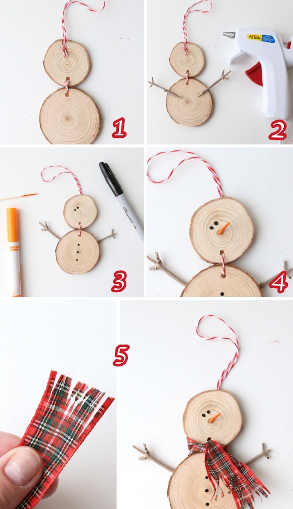 tutoriel diy bonhomme de neige décoration - blog déco - clemaroundthecorner
