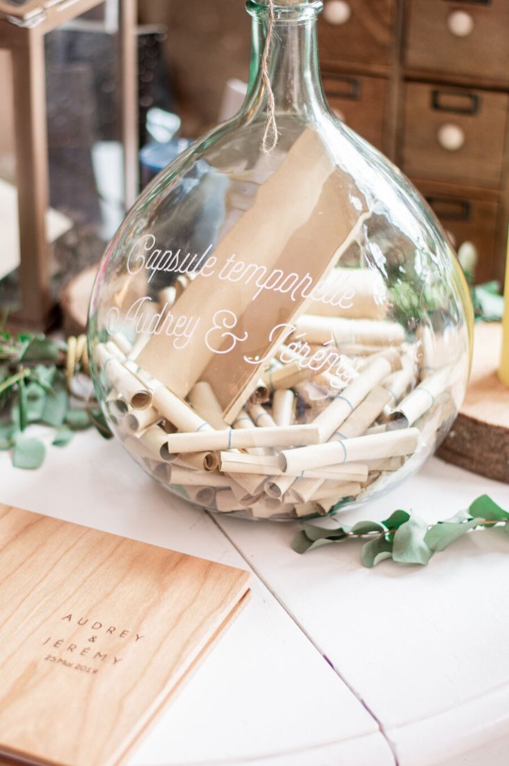 bocal urne verre mariage decoration blog clematc