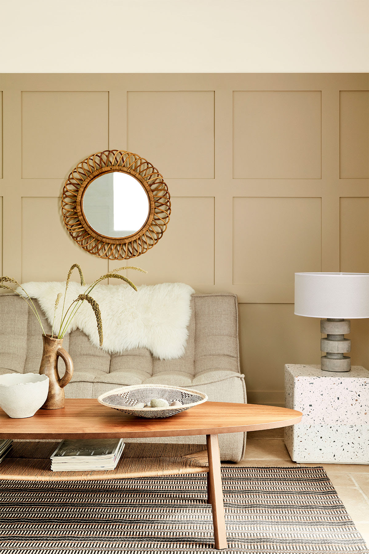 salon nuance de beige little greene slow living - blog déco - clem around the corner