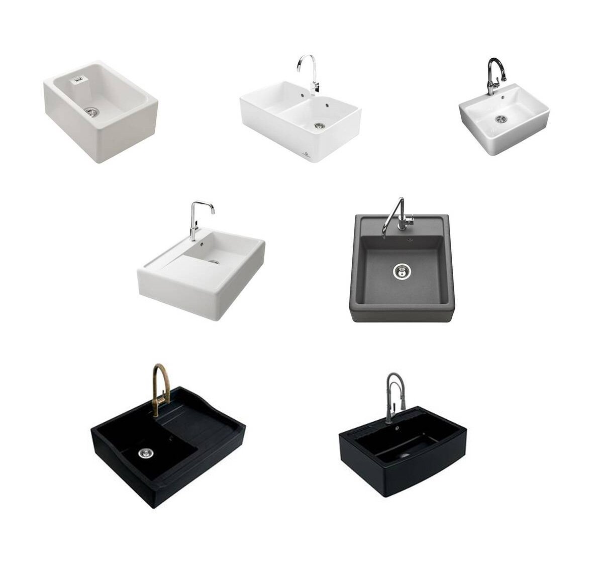 ou trouver un évier timbre d'office blanc gris noir
