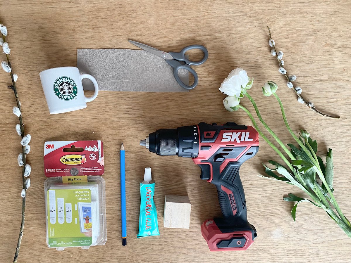 idée déco à faire soi-même fleur séchée bois perceuse