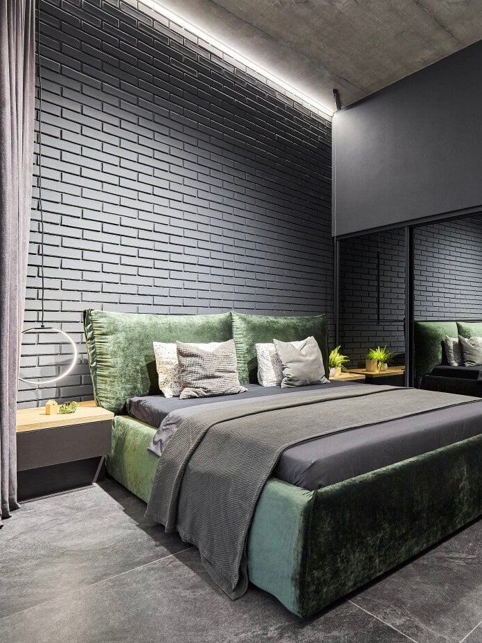 suite parentale design industrielle décoration brute - clem around the corner