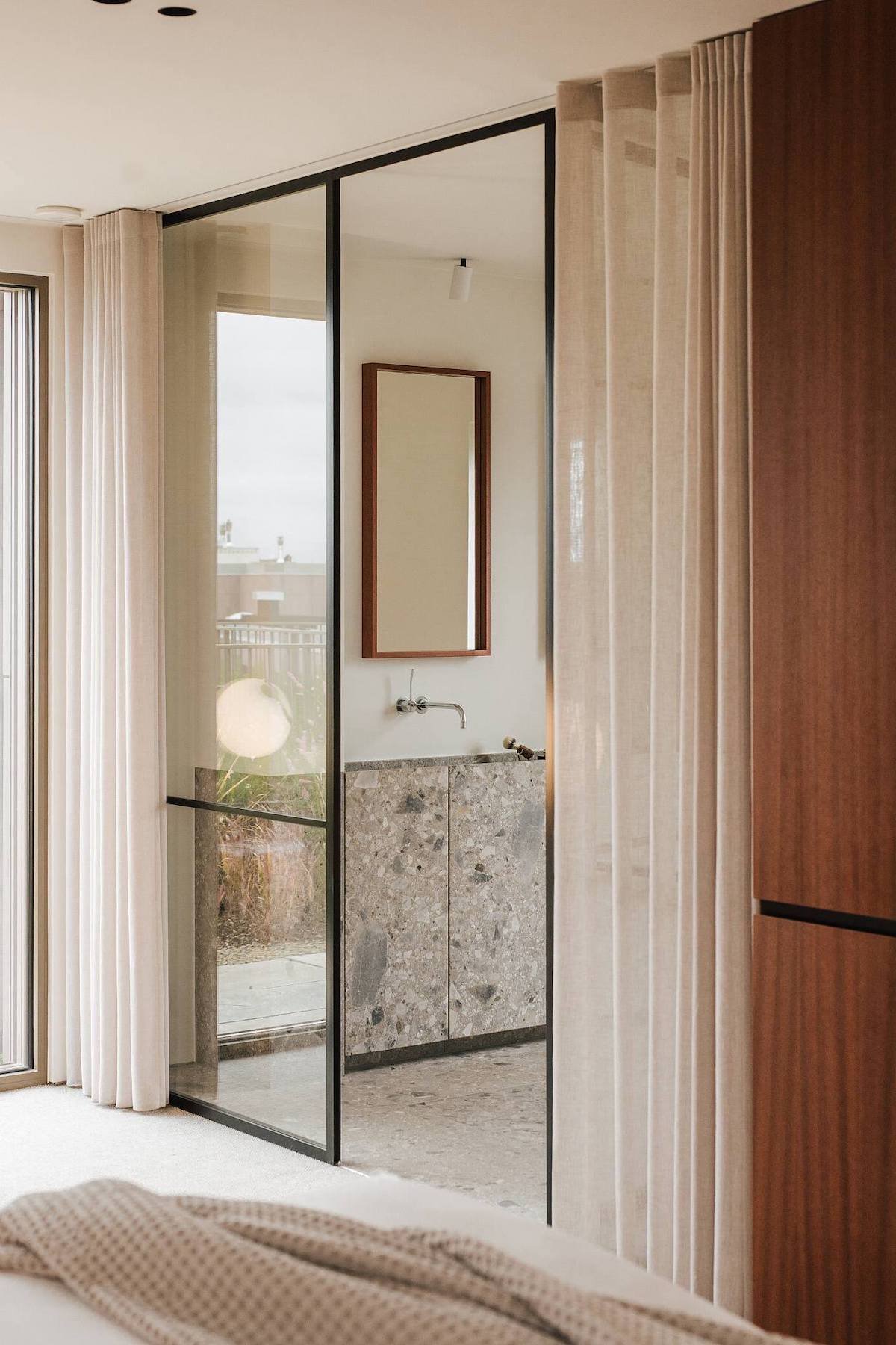 penthouse 2 pièces suite parentale séparation porte verrière