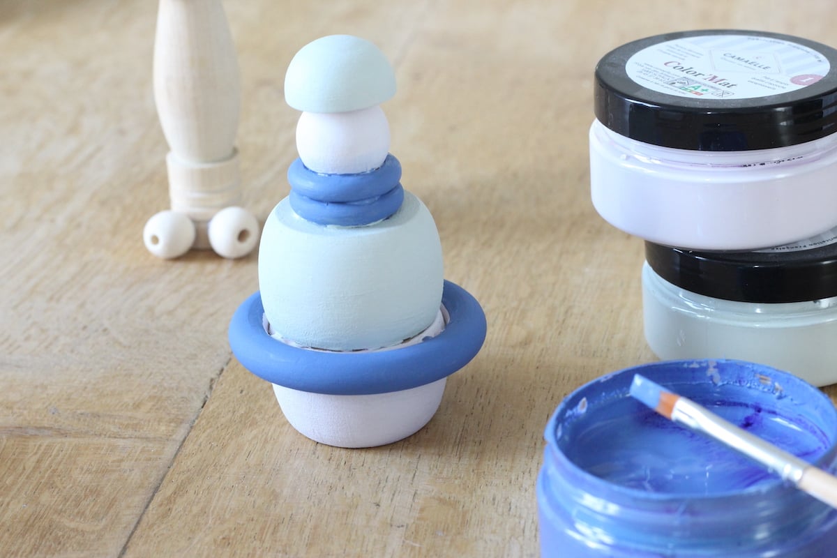 bricolage enfant Star Wars statuette diy r2d2