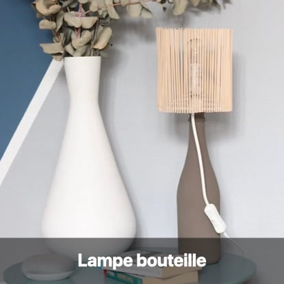 lampe bouteille bricolage activité manuelle