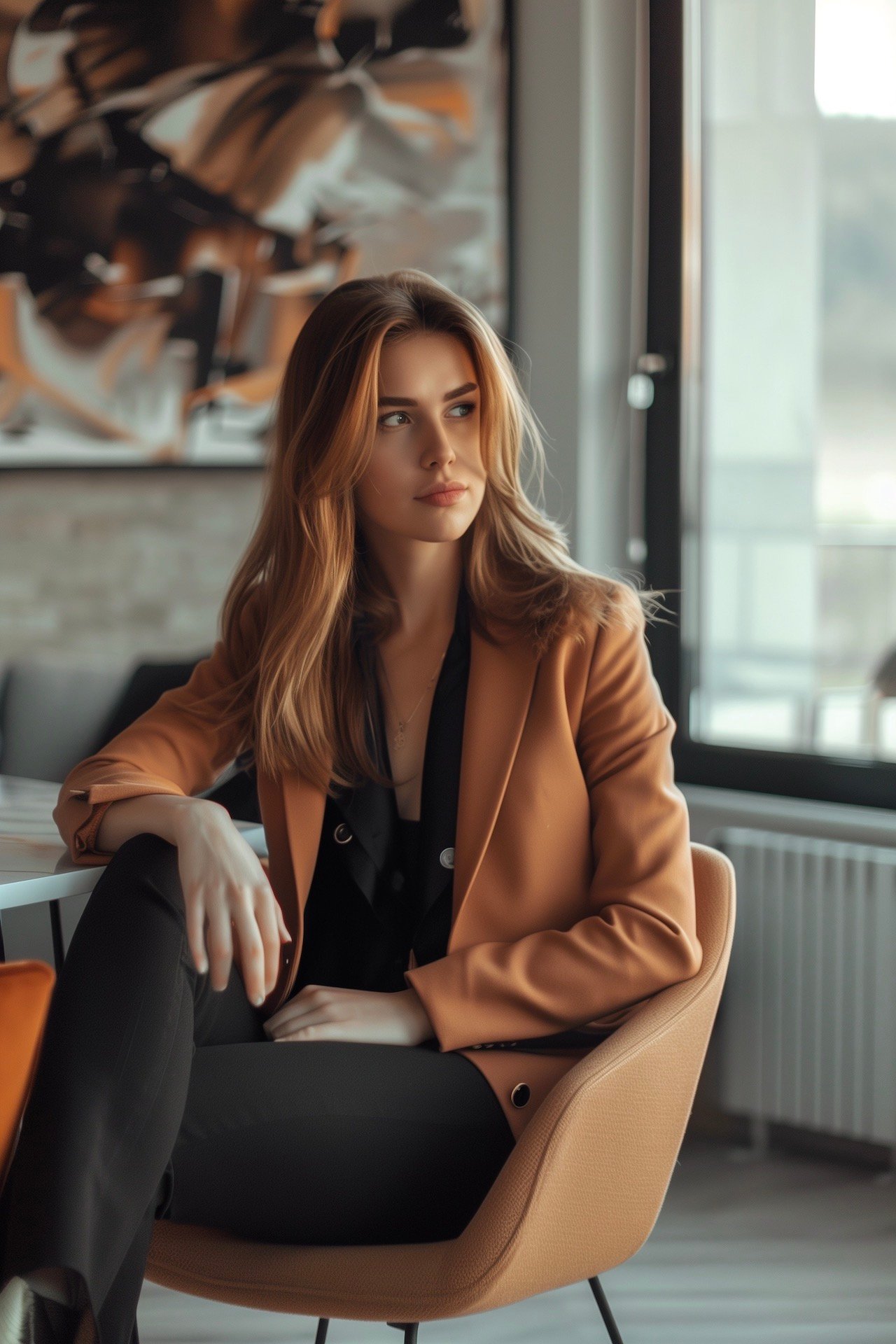 comment porter pantalon cigarette femme travail finance