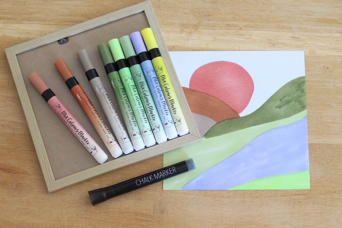 dessin aquarelle marqueur peinture idée diy