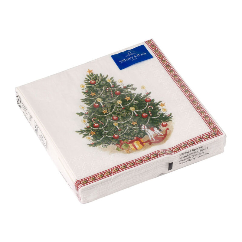 décembre cosy cocooning serviette papier sapin Noël