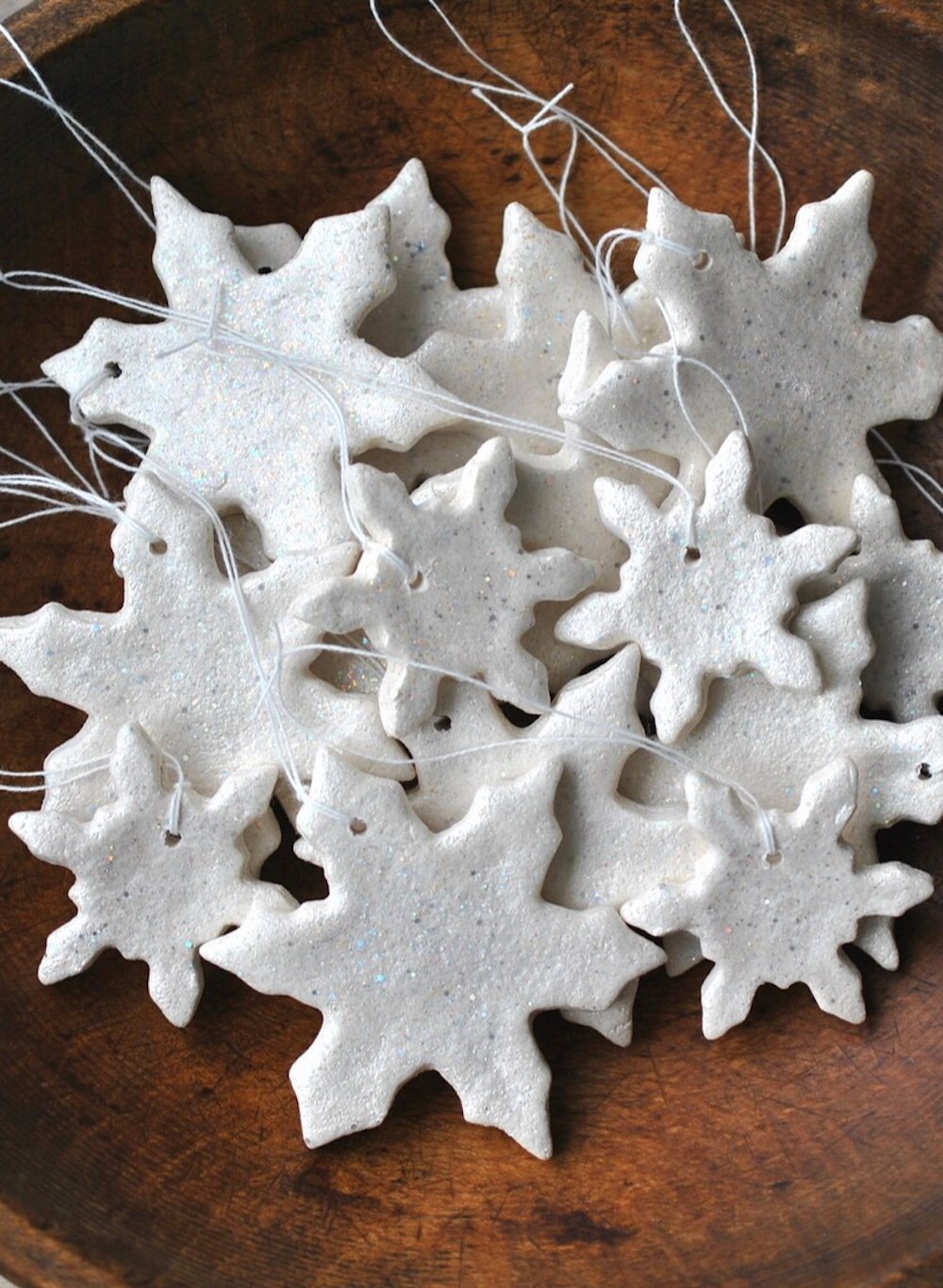 deco accessoire blanc etoile sapin
