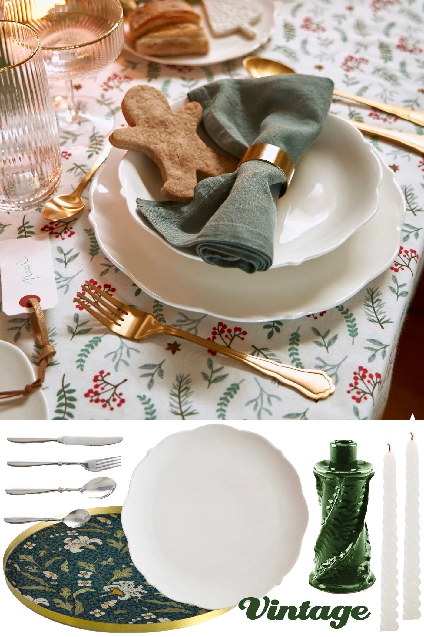 comment choisir vaisselle vintage campagne chic