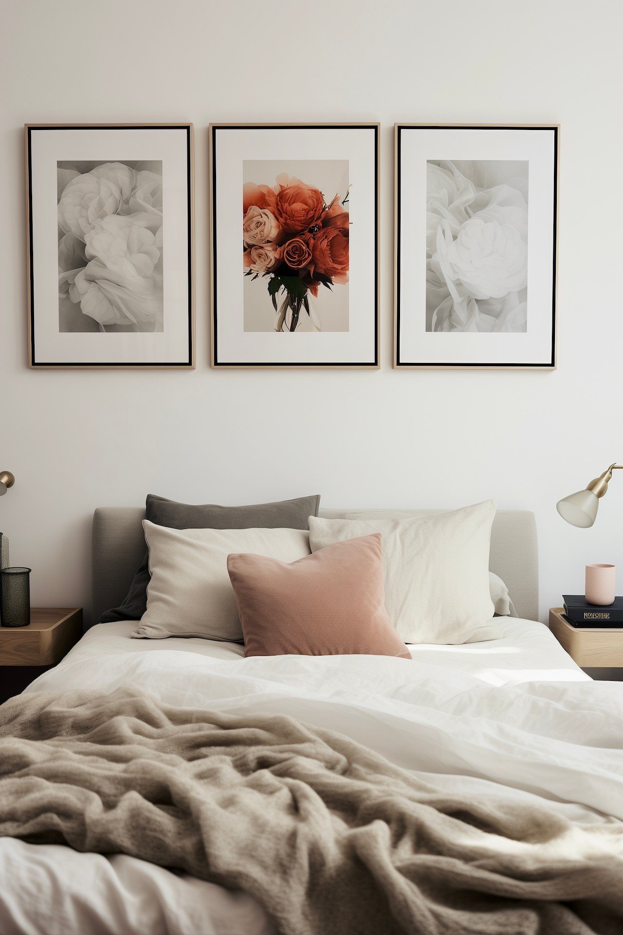 choisir agencer affiches chambre déco florale