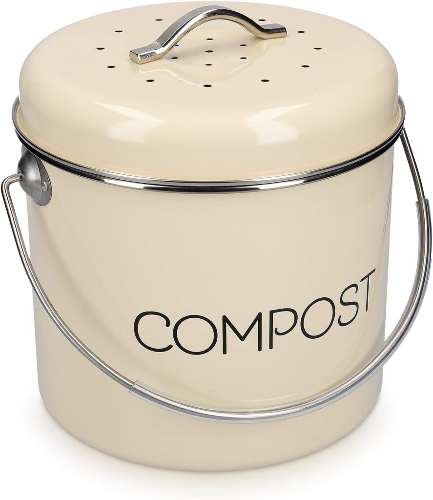 composteur table intérieur style design rétro