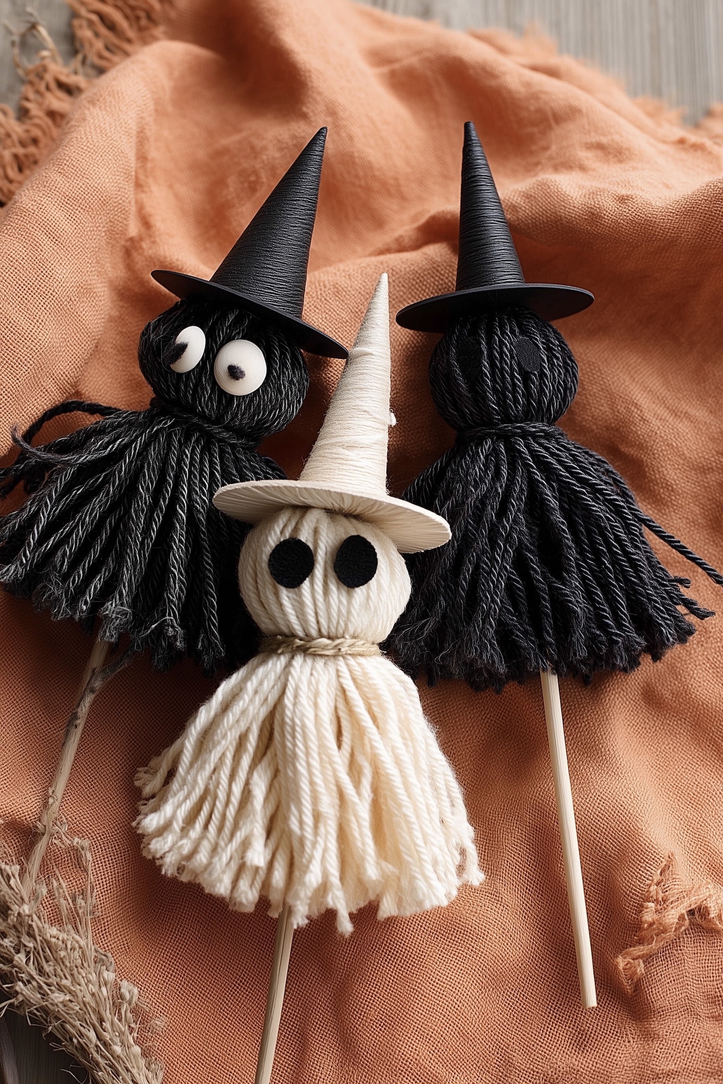 personnage en laine bricolage primaire écolier