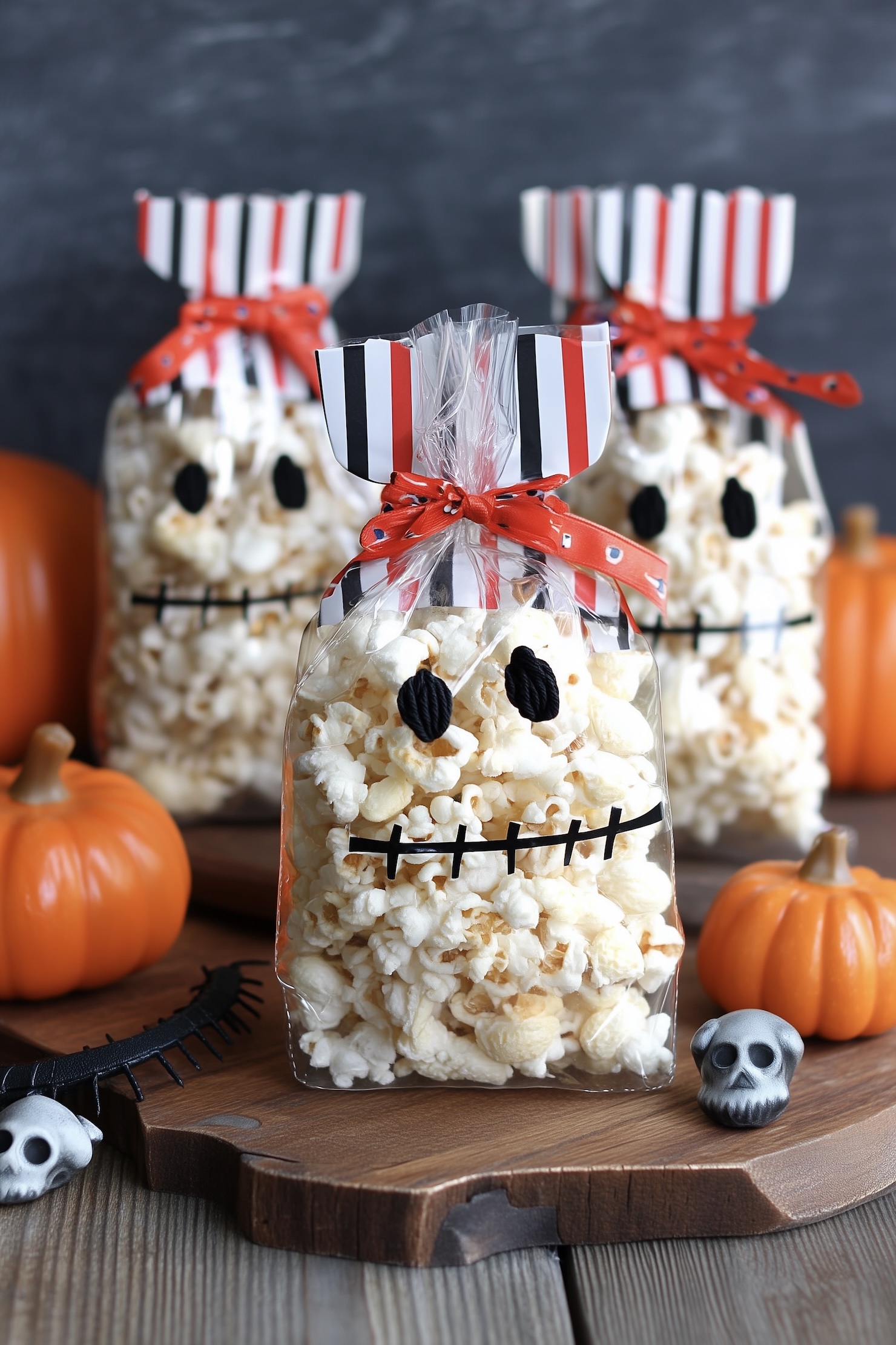 sac pop corn fête Halloween enfant