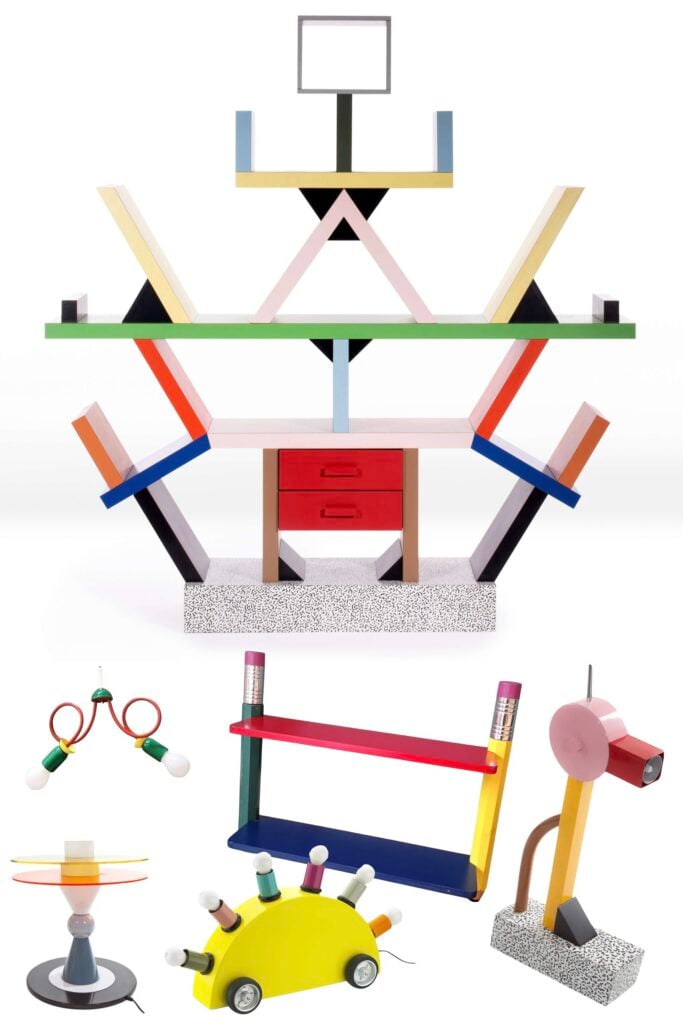 mobilier années 80 designer Memphis - blog déco design