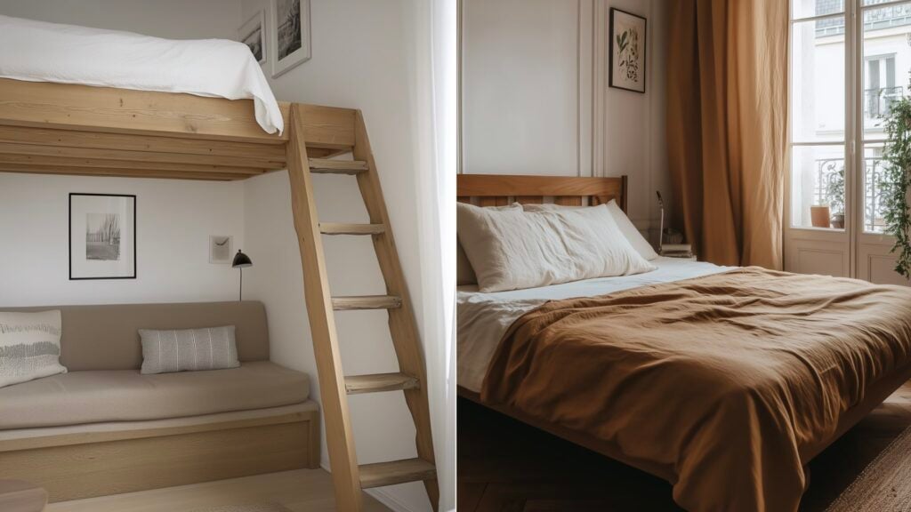 lit bas hauteur comparatif chambre déco