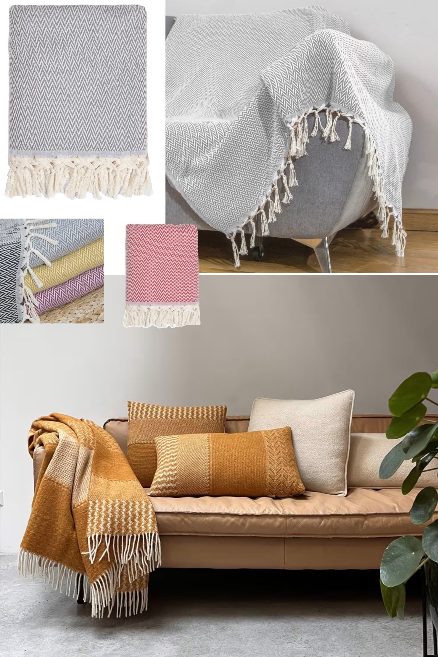 plaid Maison du Monde laine tricot avis