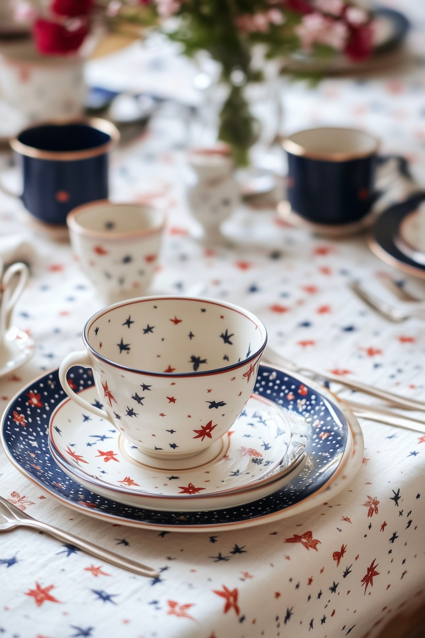 tea time à l'anglaise vaisselle rétro vintage