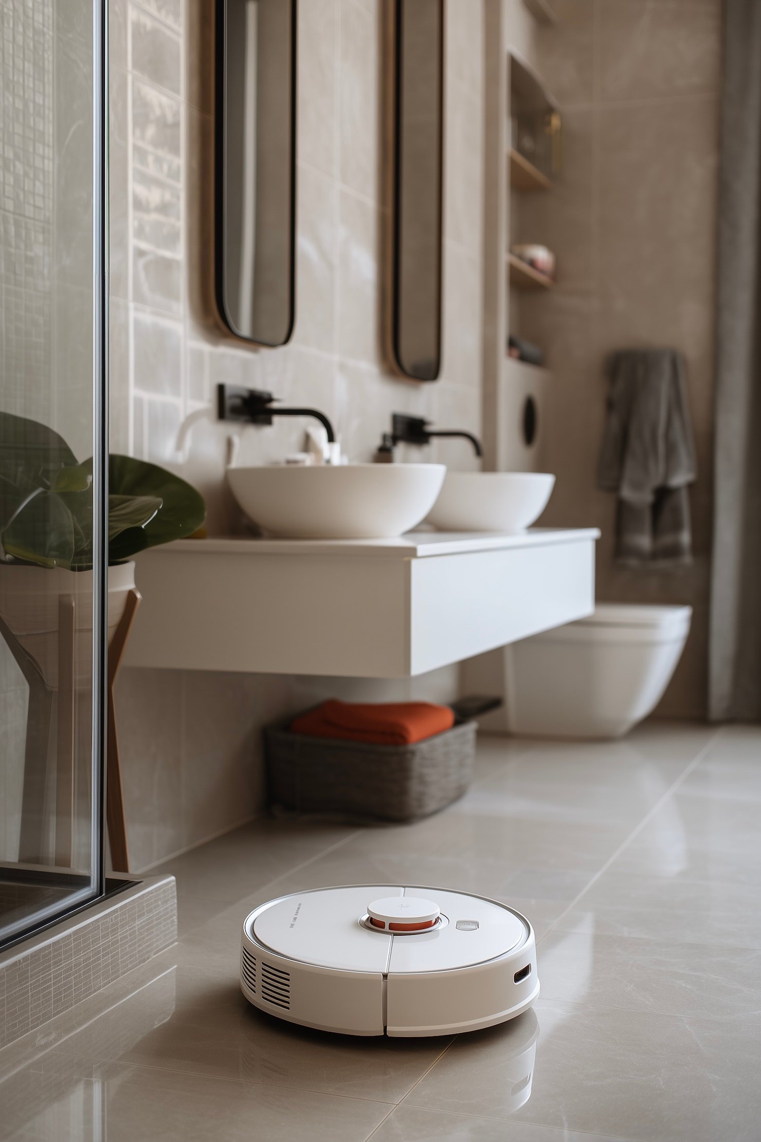 serpillère robot lavante wifi télécommande