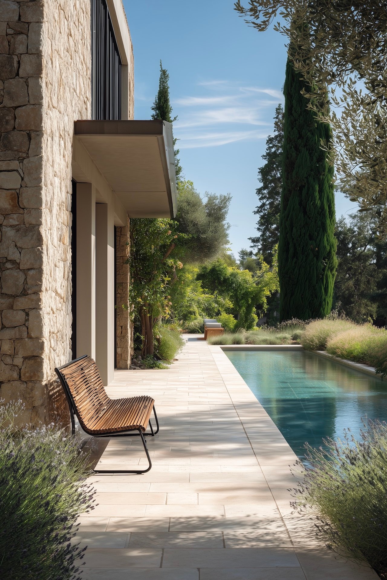 banc de jardin bois métal style urbain