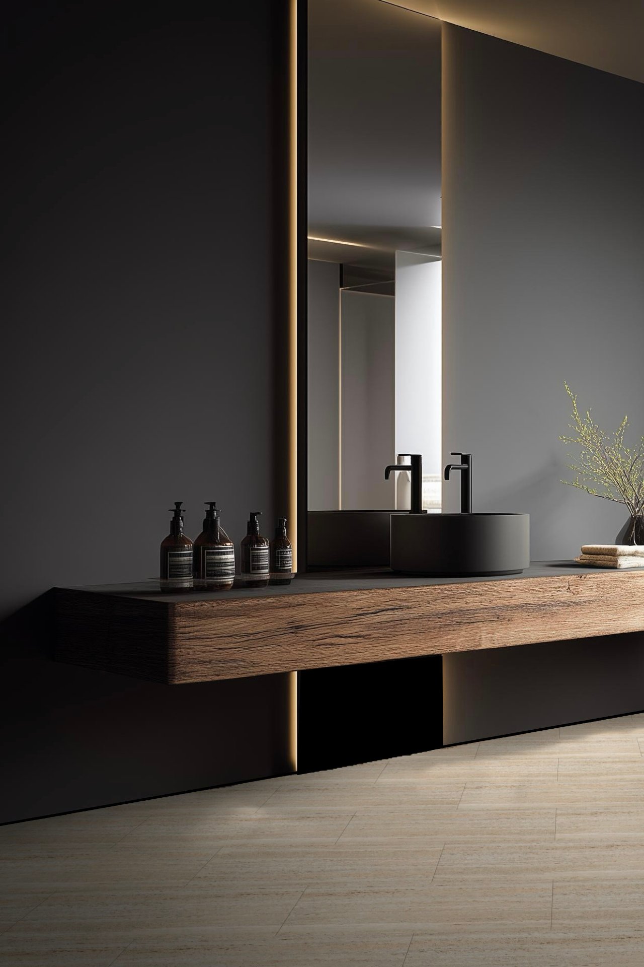 déco moderne salle de douche homme