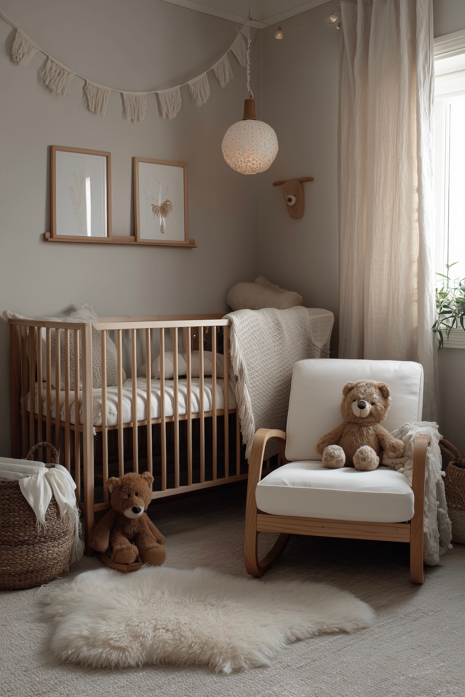 guirlande cordage idée déco chambre enfant nature