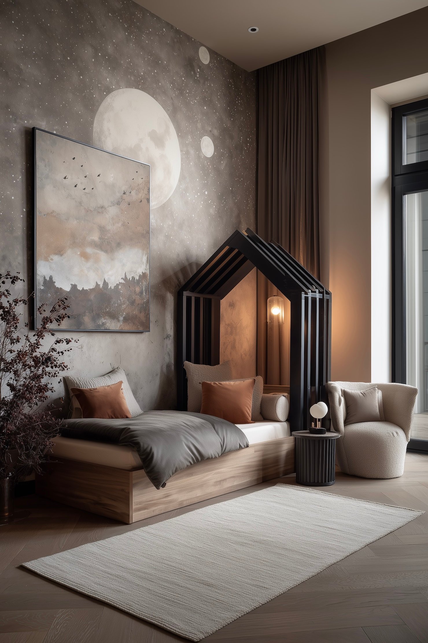 appartement moderne chaleureux chambre enfant rêve