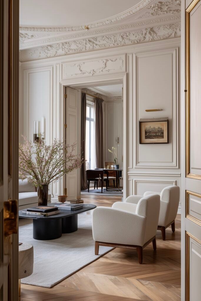 rénovation moderne déco appartement parisien