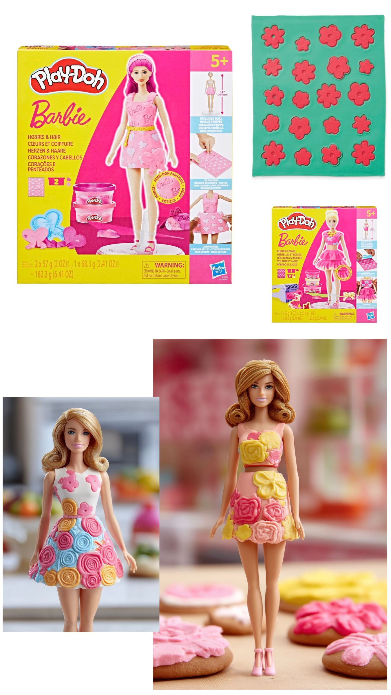 Barbie pâte à modeler styliste cadeau 5 ans