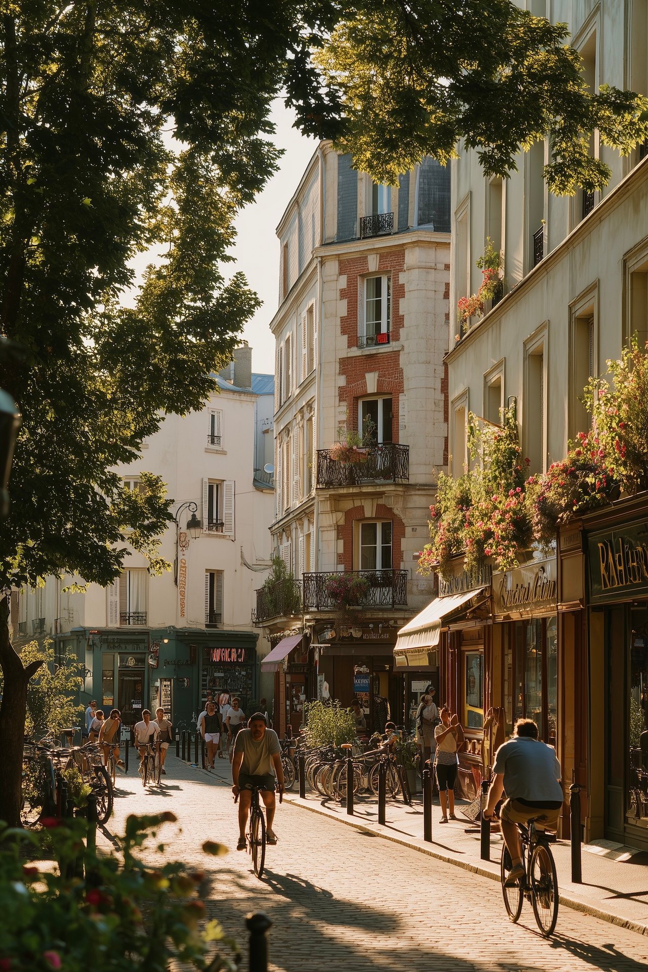 choisir ville vivante rue piétonne vélo