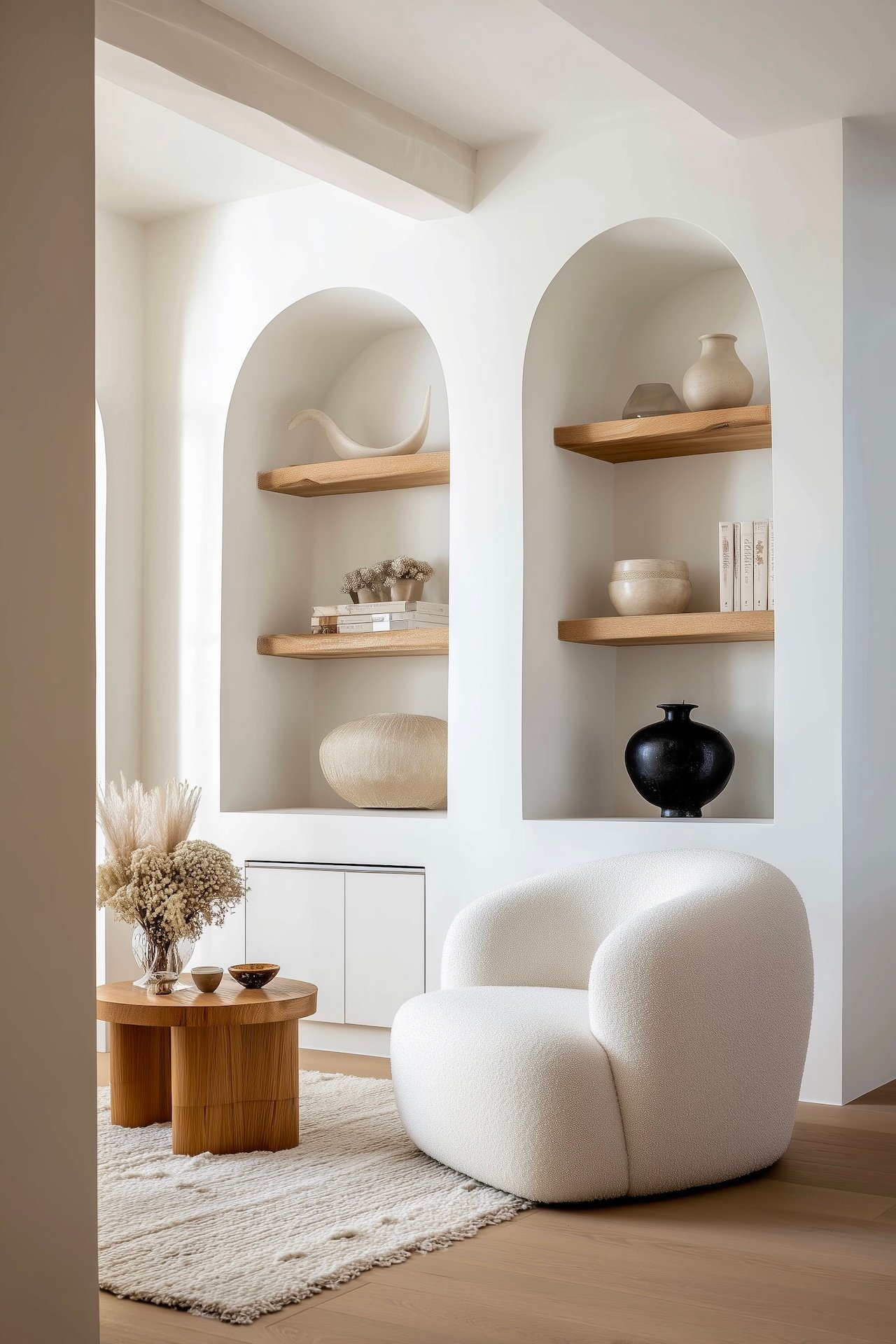 idée déco maison de vacances arche graphique déco douce